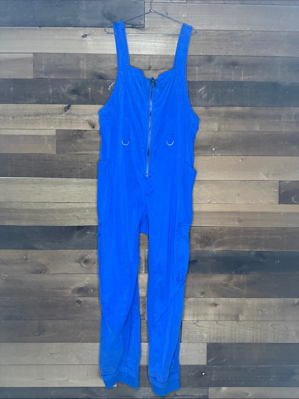 FP Movement by Free People Cobalt Blue Utility Jumpsuit